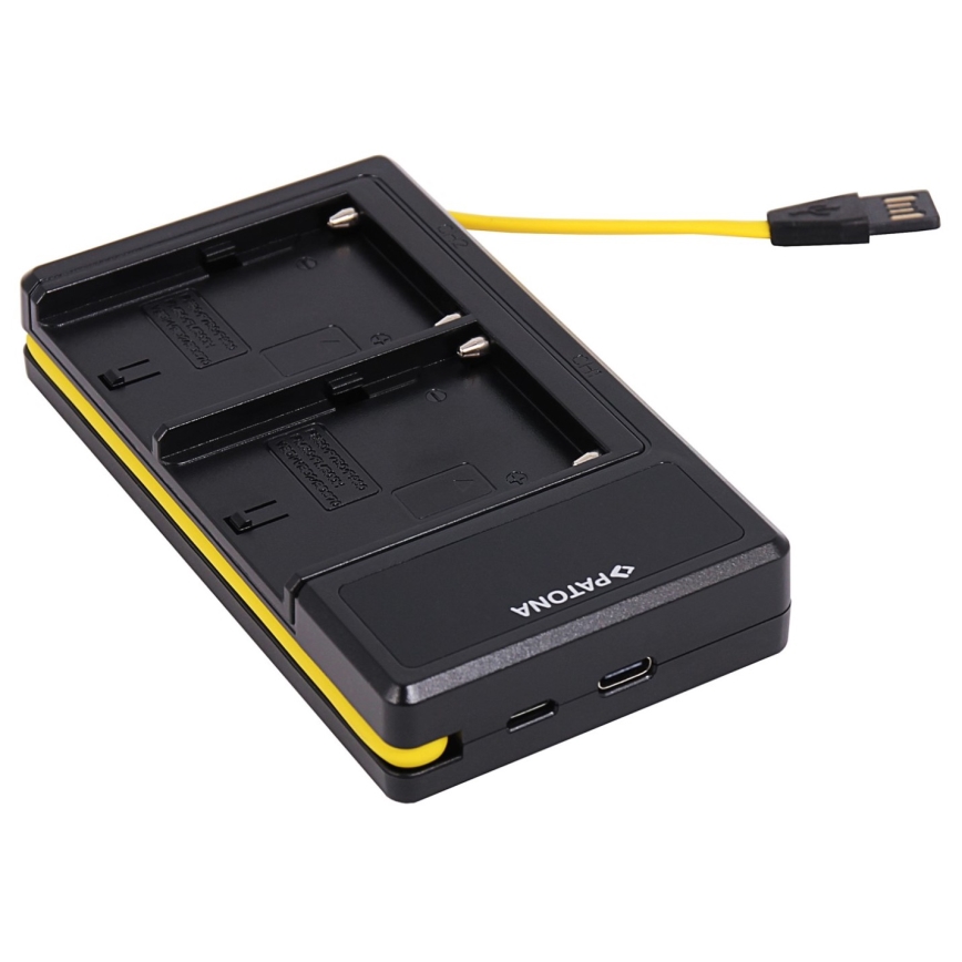 PATONA - Lādētājs Dual Sony NP-F970/F960/F950 USB