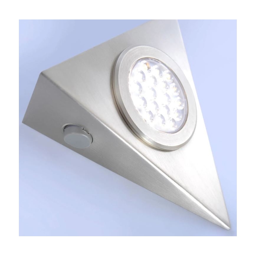 Paul Neuhaus 1119-55-3 - KOMPLEKTS 3x LED Mēbeļu apgaismojums ar sensoru HELENA LED/2,5W/230V