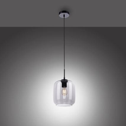 Paul Neuhaus 2002-25 - Lustra ar auklu SHITAKE 1xE27/10W/230V d. 20 cm tonēta