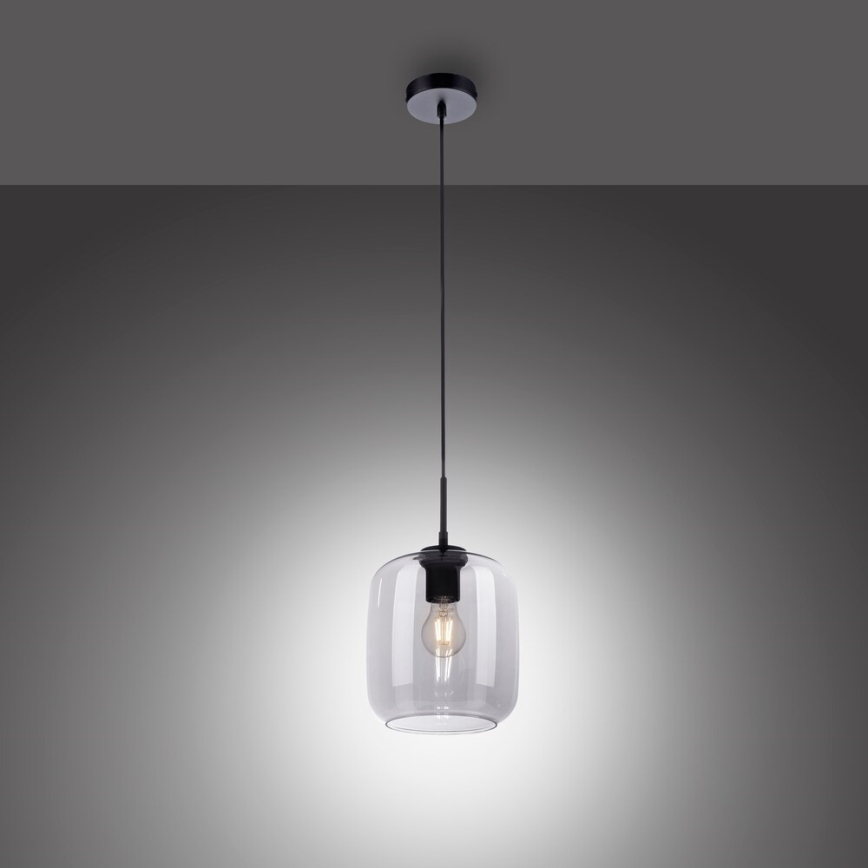Paul Neuhaus 2002-25 - Lustra ar auklu SHITAKE 1xE27/10W/230V d. 20 cm tonēta
