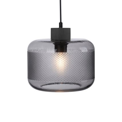 Paul Neuhaus 2005-25 - Lustra ar auklu BOLETUS 1xE27/10W/230V d. 23,5 cm pelēka