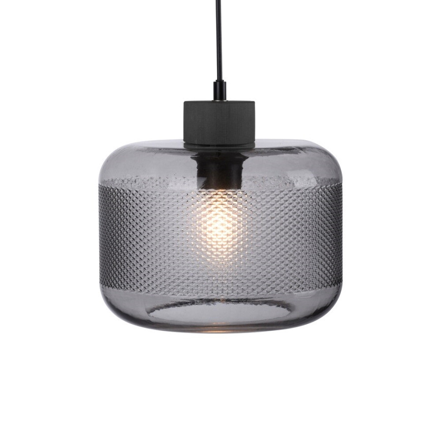 Paul Neuhaus 2005-25 - Lustra ar auklu BOLETUS 1xE27/10W/230V d. 23,5 cm pelēka