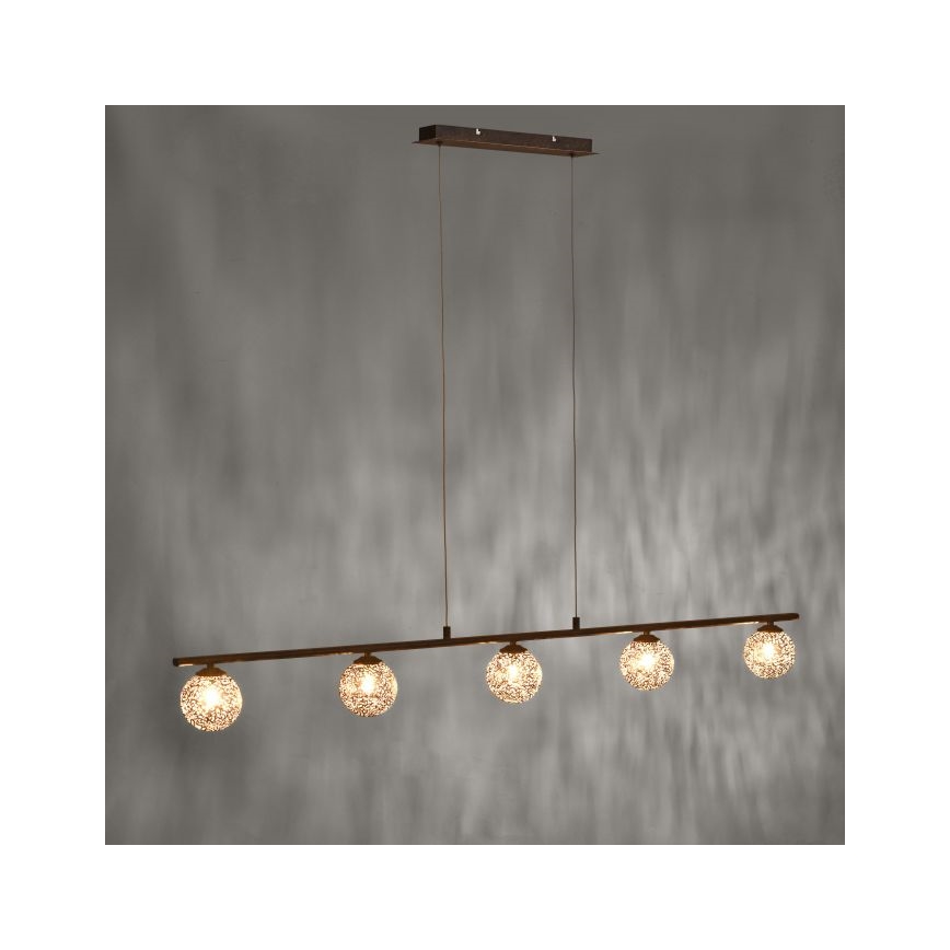 Paul Neuhaus 2040-48 - Lustra ar auklu GRETA 5xG9/40W/230V