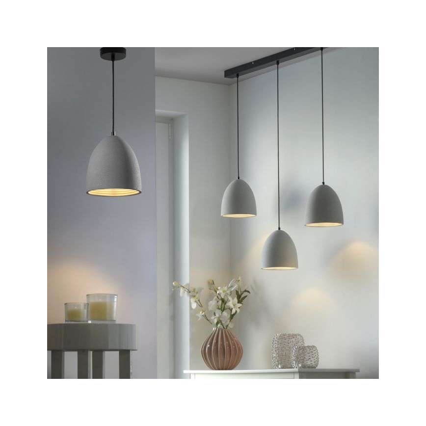 Paul Neuhaus 2231-22 - Lustra ar auklu ETON 1xE27/40W/230V betons