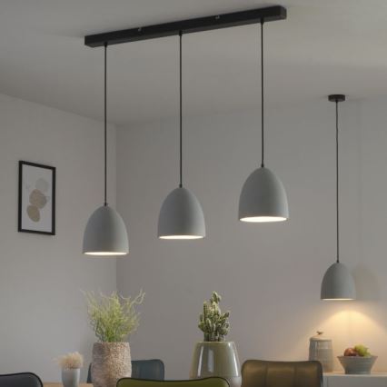 Paul Neuhaus 2231-22 - Lustra ar auklu ETON 1xE27/40W/230V betons