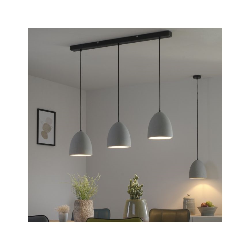 Paul Neuhaus 2231-22 - Lustra ar auklu ETON 1xE27/40W/230V betons