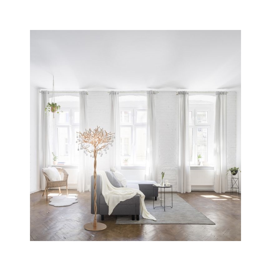 Paul Neuhaus 232-11 - Grīdas lampa ICICLE 5xG9/40W/230V vara