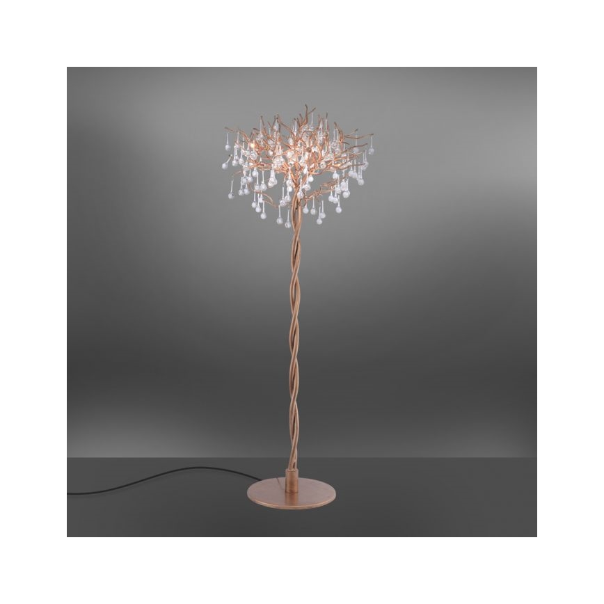 Paul Neuhaus 232-11 - Grīdas lampa ICICLE 5xG9/40W/230V vara