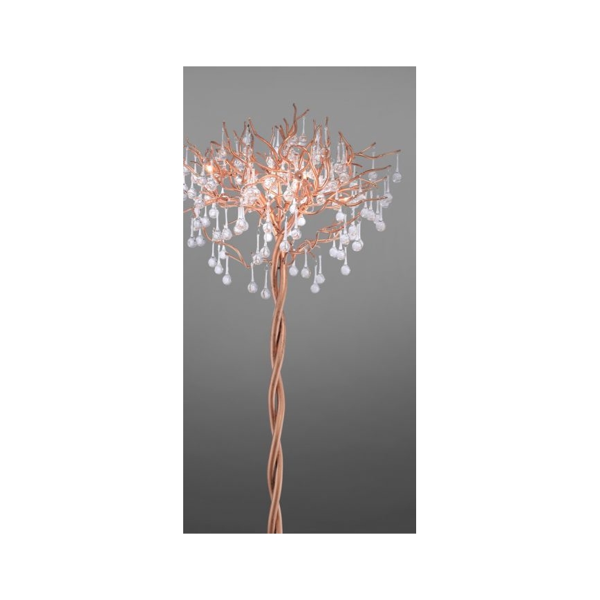 Paul Neuhaus 232-11 - Grīdas lampa ICICLE 5xG9/40W/230V vara
