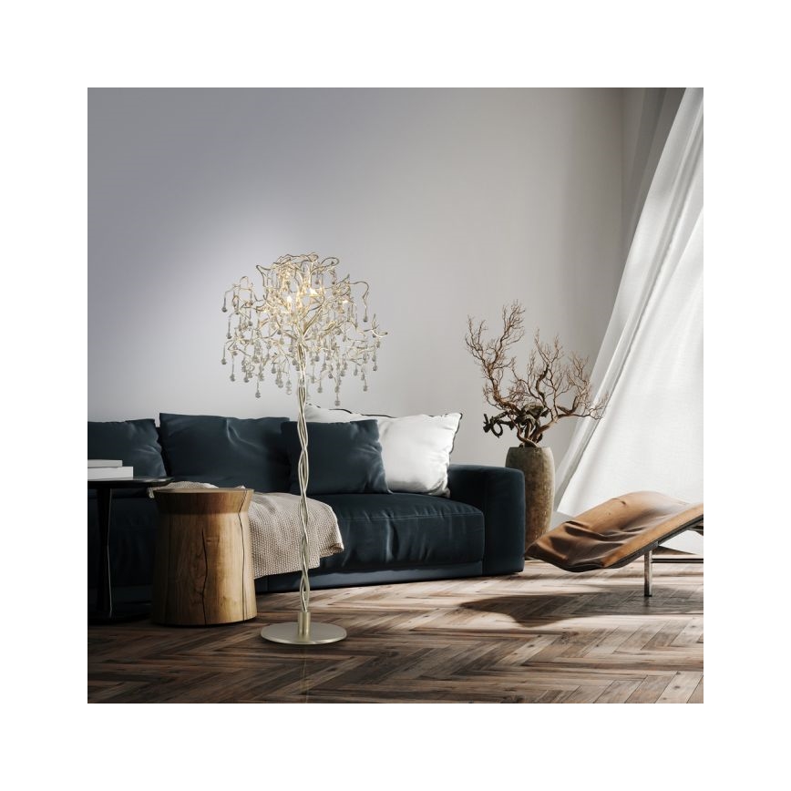 Paul Neuhaus 232-55 - Grīdas stāvlampa ICICLE 5xG9/40W230V spīdīgi hromēts