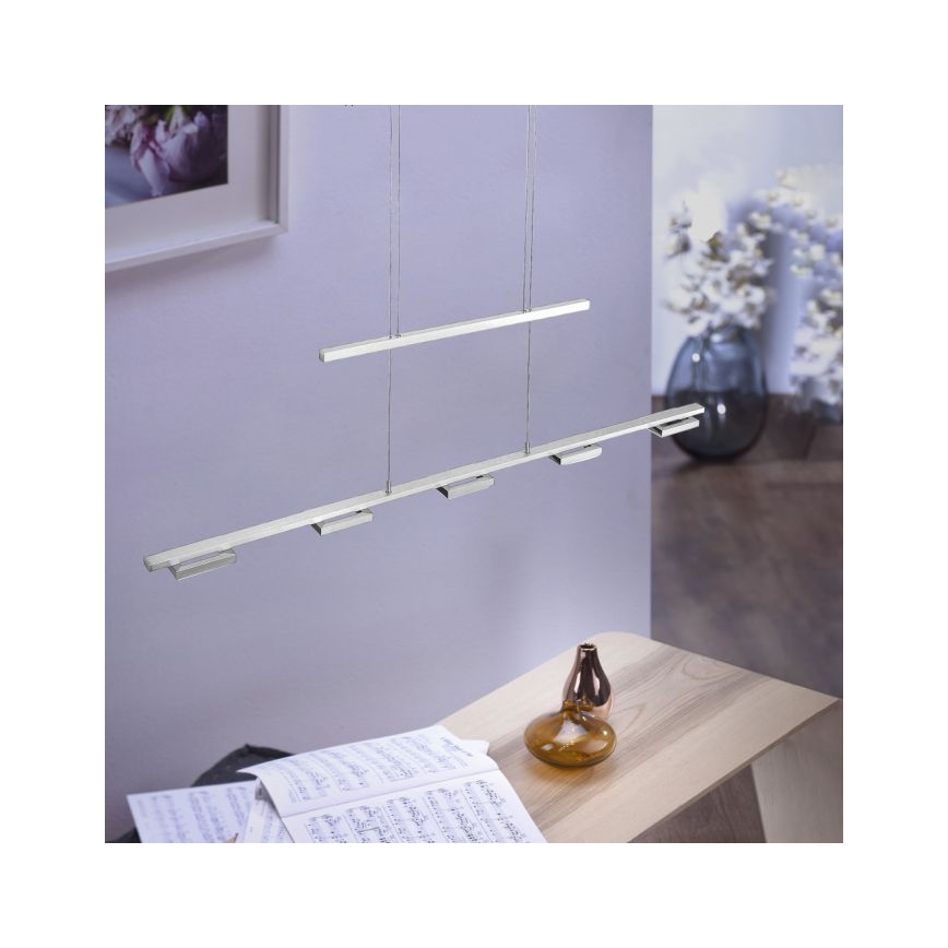 Paul Neuhaus 2446-55 - LED Pielāgojama lustra uz auklas INIGO 5xLED/4W/230V
