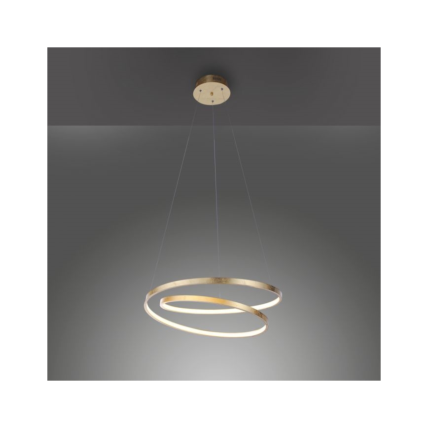 Paul Neuhaus 2472-12 - LED Aptumšojama lustra uz auklas ROMAN LED/30W/230V zelta