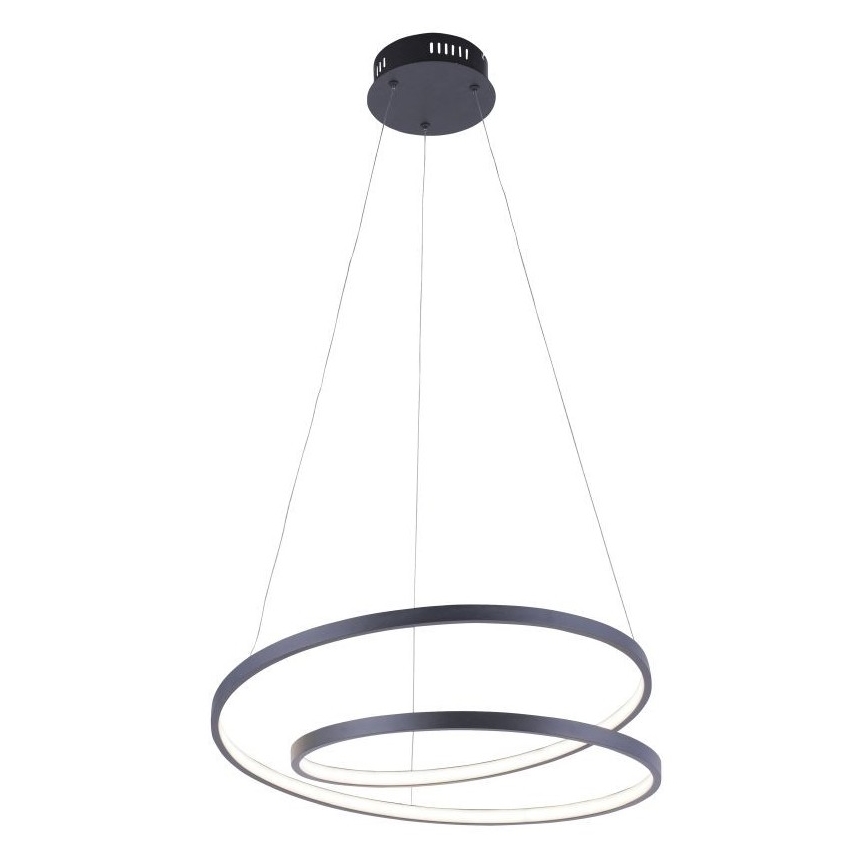 Paul Neuhaus 2472-18 - LED Aptumšojama lustra uz auklas ROMAN LED/30W/230V melna
