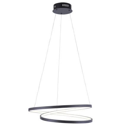 Paul Neuhaus 2472-18 - LED Aptumšojama lustra uz auklas ROMAN LED/30W/230V melna