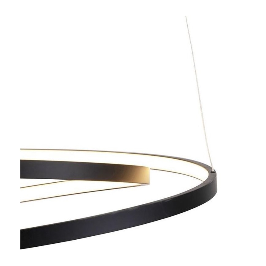 Paul Neuhaus 2472-18 - LED Aptumšojama lustra uz auklas ROMAN LED/30W/230V melna