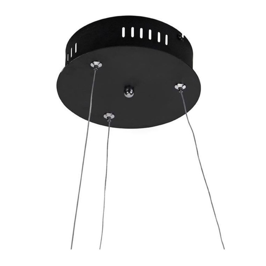 Paul Neuhaus 2472-18 - LED Aptumšojama lustra uz auklas ROMAN LED/30W/230V melna