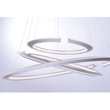 Paul Neuhaus 2493-55 - LED Aptumšojama lustra ar auklu ALESSA 3xLED/38W/230V + tālvadības pults