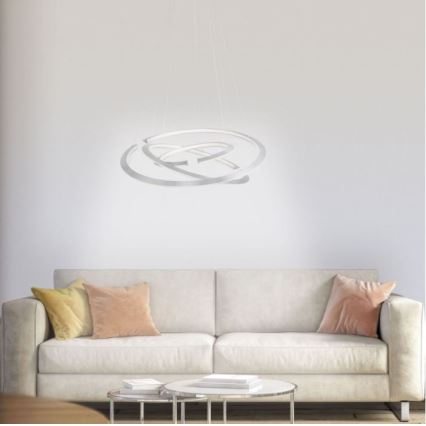 Paul Neuhaus 2493-55 - LED Aptumšojama lustra ar auklu ALESSA 3xLED/38W/230V + tālvadības pults