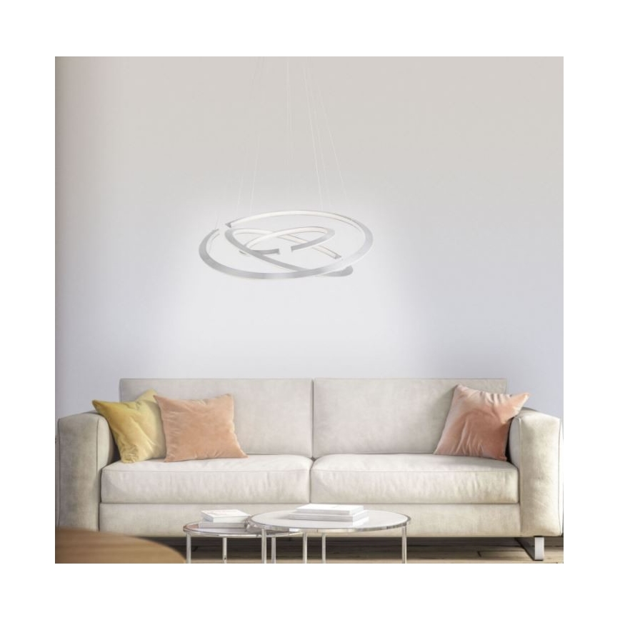 Paul Neuhaus 2493-55 - LED Aptumšojama lustra ar auklu ALESSA 3xLED/38W/230V + tālvadības pults