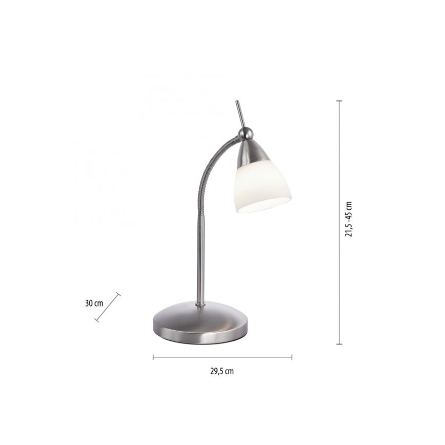 Paul Neuhaus 4001-55 -LED Aptumšojama galda lampa PINO 1xG9/3W/230V matēts hroms