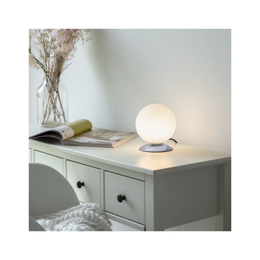 Paul Neuhaus 4013-55 - LED Aptumšojama skārienvadāma galda lampa BUBBA 1xG9/3W/230V matēts hroms