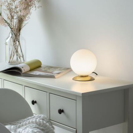 Paul Neuhaus 4013-60 - LED Aptumšojama skārienvadāma galda lampa BUBBA 1xG9/3W/230V zelta