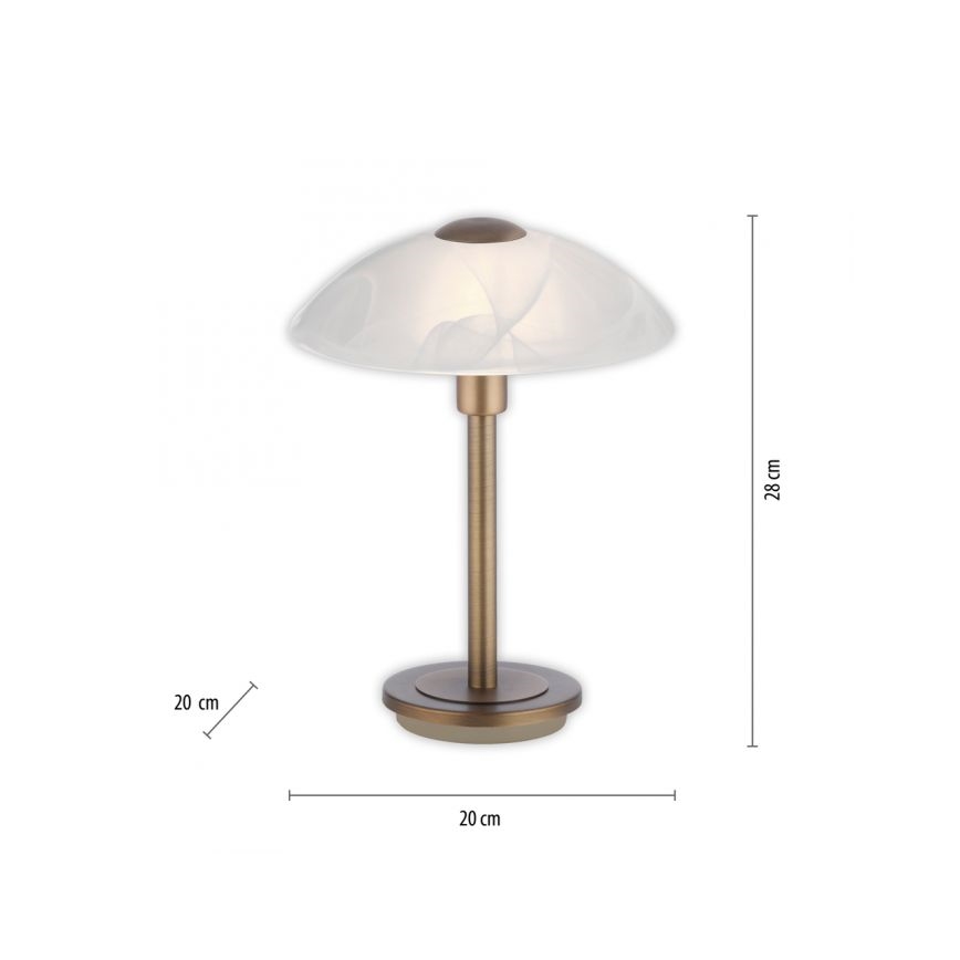 Paul Neuhaus 4026-11 - LED Aptumšojama skārienvadāma galda lampa ENOVA 1xG9/2,6W/230V