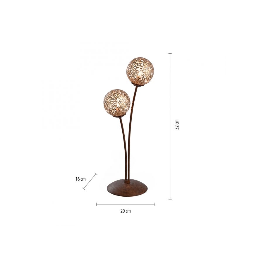 Paul Neuhaus 4032-48 - Galda lampa GRETA 2xG9/40W/230V