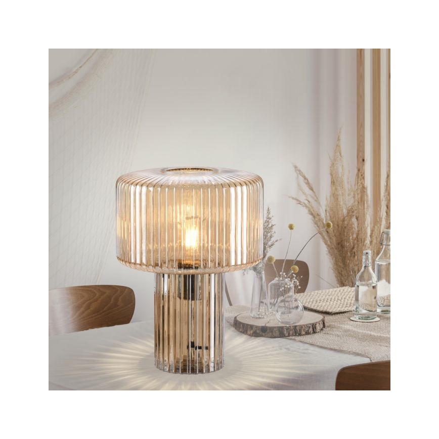 Paul Neuhaus 4092-27 - Galda lampa FUNGUS 1xE27/10W/230V bēša