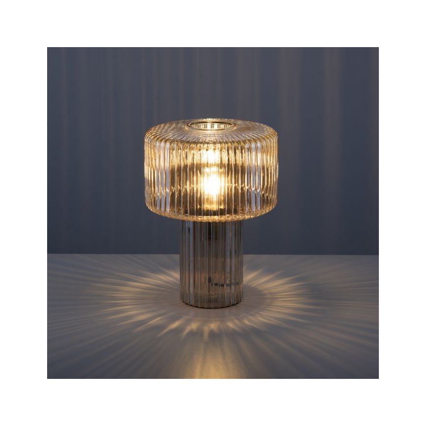 Paul Neuhaus 4092-27 - Galda lampa FUNGUS 1xE27/10W/230V bēša