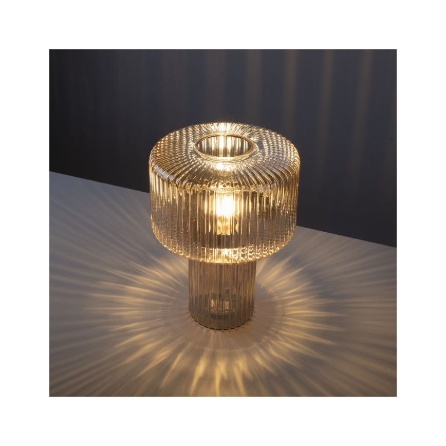 Paul Neuhaus 4092-27 - Galda lampa FUNGUS 1xE27/10W/230V bēša