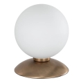 Paul Neuhaus 4437-11 - LED Aptumšojama skārienvadāma galda lampa BUBBA 1xG9/28W/230V misiņš