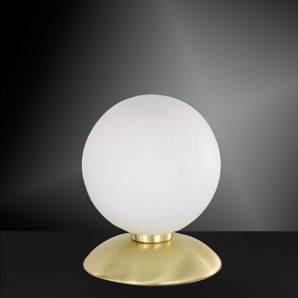 Paul Neuhaus 4437-60 - Regulējama skārienjūtīga galda lampa BUBBA 1xG9/28W/230V zelta krāsā