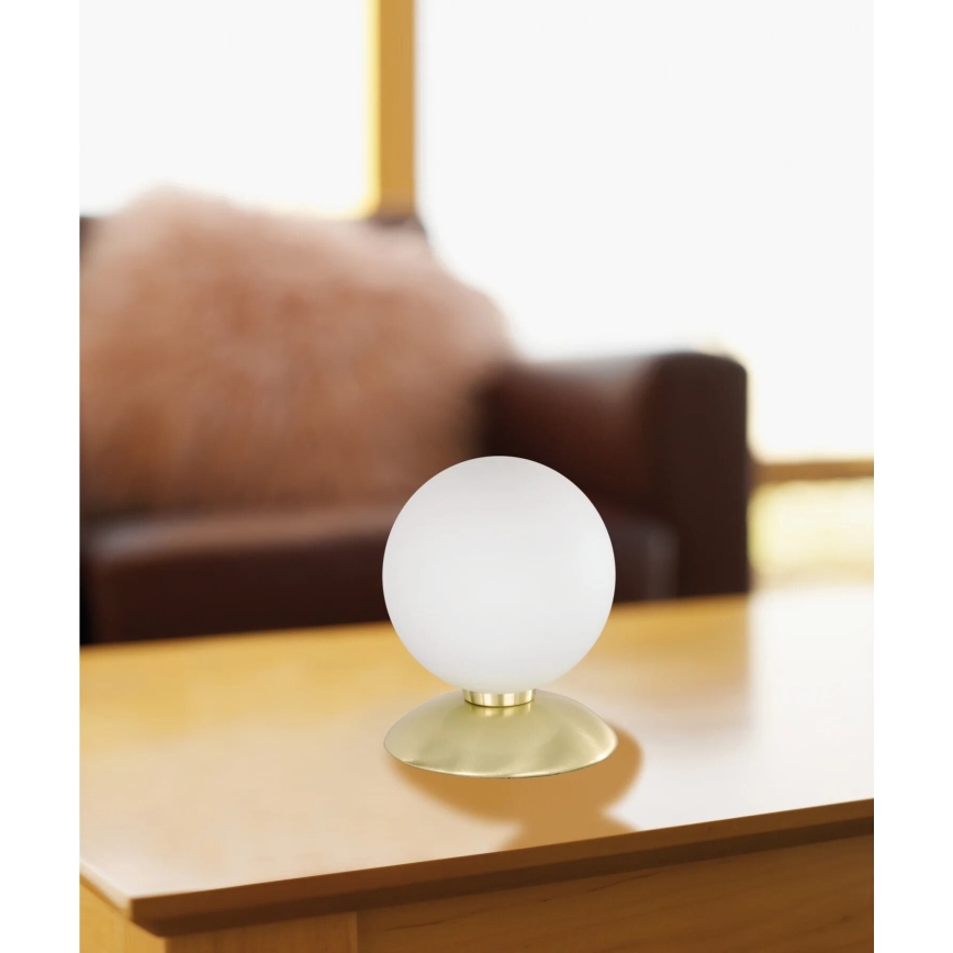 Paul Neuhaus 4437-60 - LED Aptumšojama skārienvadāma galda lampa BUBBA 1xG9/28W/230V zelta