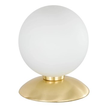 Paul Neuhaus 4437-60 - Regulējama skārienjūtīga galda lampa BUBBA 1xG9/28W/230V zelta krāsā