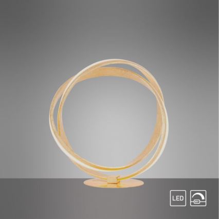 Paul Neuhaus 4531-12 - LED Aptumšojama galda lampa MELINDA LED/18W/230V zelta