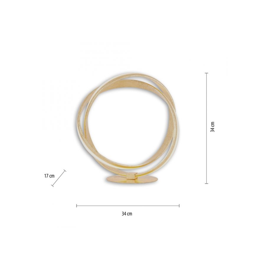 Paul Neuhaus 4531-12 - LED Aptumšojama galda lampa MELINDA LED/18W/230V zelta