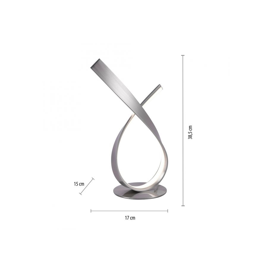 Paul Neuhaus 4720-55 - LED Aptumšojama galda lampa LINDA LED/11,4W/230V matēta hroma