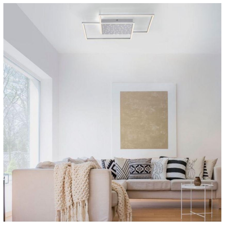 Paul Neuhaus 6024-55 - LED Aptumšojama virsapmetuma lustra YUKI LED/49W/230V + tālvadības pults