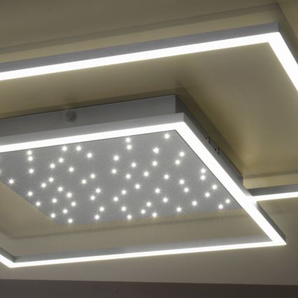 Paul Neuhaus 6024-55 - LED Aptumšojama virsapmetuma lustra YUKI LED/49W/230V + tālvadības pults