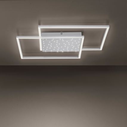 Paul Neuhaus 6024-55 - LED Aptumšojama virsapmetuma lustra YUKI LED/49W/230V + tālvadības pults