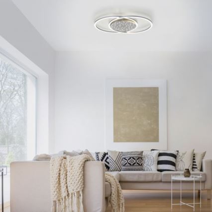 Paul Neuhaus 6025-55 - LED Aptumšojama griestu lampa YUKI LED/48W/230V + tālvadības pults