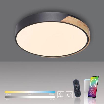 Paul Neuhaus 6071-18 - LED Aptumšojama griestu lampa Q-PIATO LED/35W/230V d. 51 cm 2700-5000K Wi-Fi + tālvadības pults