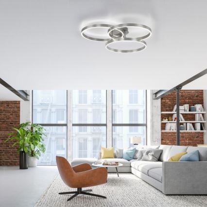 Paul Neuhaus 6233-55 - LED Aptumšojama griestu lampa PAAN LED/45,5W/230V 2700-5000K + tālvadības pults