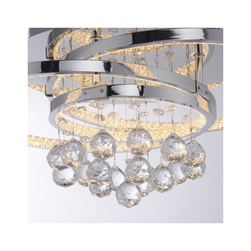 Paul Neuhaus 6267-17 - LED Aptumšojama griestu lampa ROTAZO LED/32W/230V d. 45 cm spīdīgi hromēts