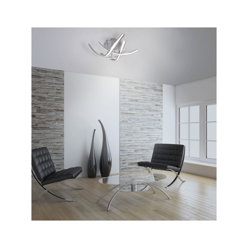 Paul Neuhaus 6474-55 - LED Aptumšojuma virsapmetuma lustra LINDA 4xLED/7W/230V