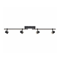 Paul Neuhaus 6525-18 - LED virsmas gaismeklis BARIK 4xGU10/4,5W/230V + LED/10W