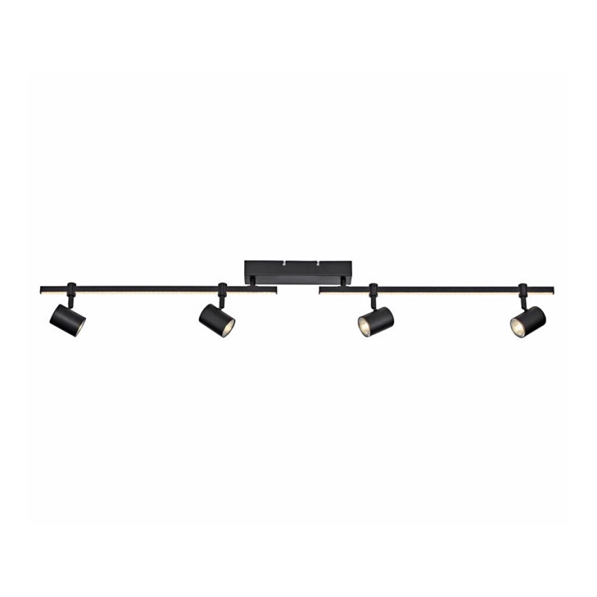 Paul Neuhaus 6525-18 - LED virsmas gaismeklis BARIK 4xGU10/4,5W/230V + LED/10W