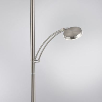 Paul Neuhaus 655-55 - LED stāvlampa ALFRED ar regulējamu spilgtumu LED/28W+LED/4W/230V spīdīgs hroms