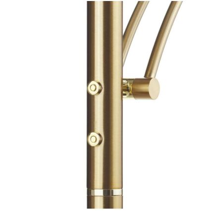 Paul Neuhaus 655-60 - regulējama LED grīdas lampa ALFRED LED/28W/230V+LED/4W/230V misiņš